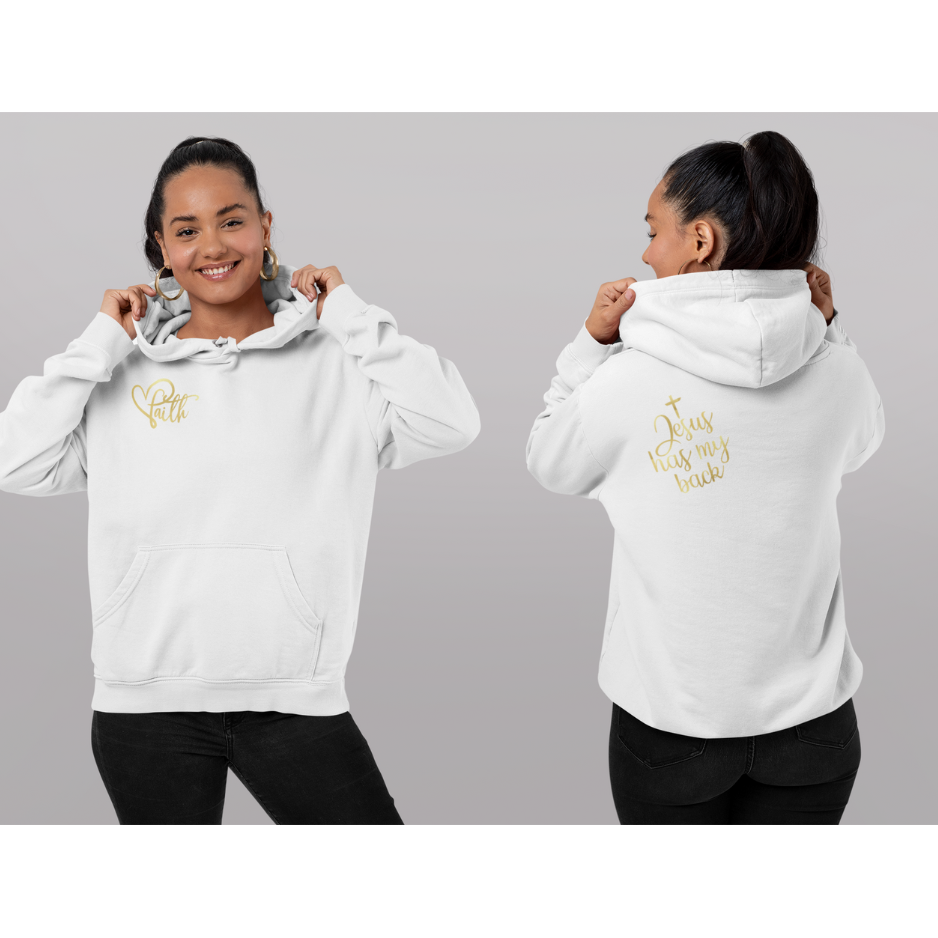 Jesus Has My Back Hoodie