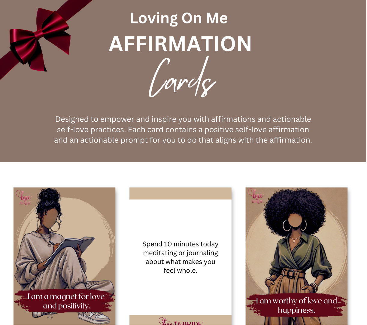 Loving On Me Affirmation Cards